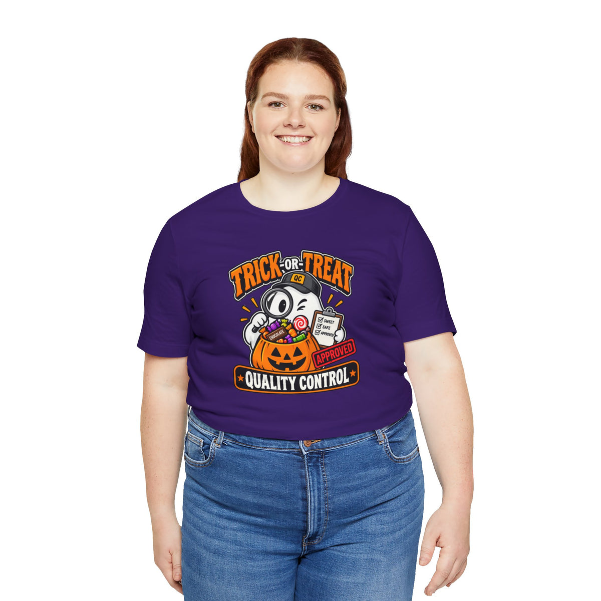 Trick-or-Treat Quality Control T-Shirt – Funny Halloween Candy Tee