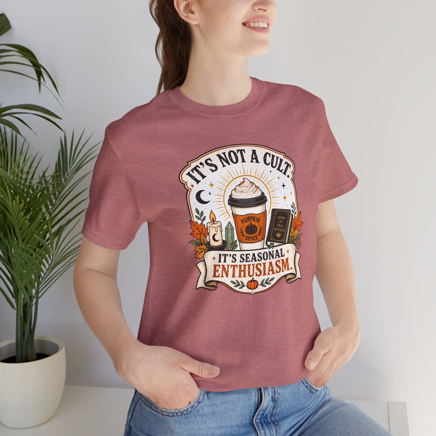 It’s Not a Cult Pumpkin Spice T-Shirt – Funny Fall Tee