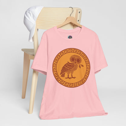 Athena’s Owl T-Shirt – Greek Mythology Bird Tee