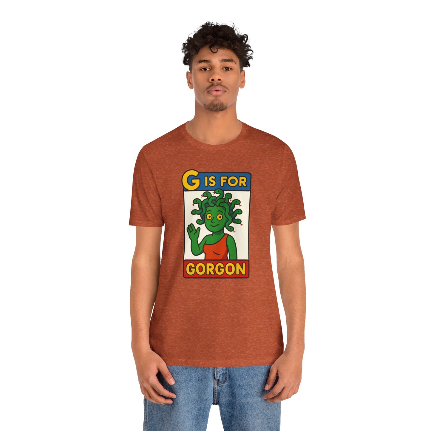 G Is for Gorgon T-Shirt – Funny Gorgon Legend Alphabet Tee