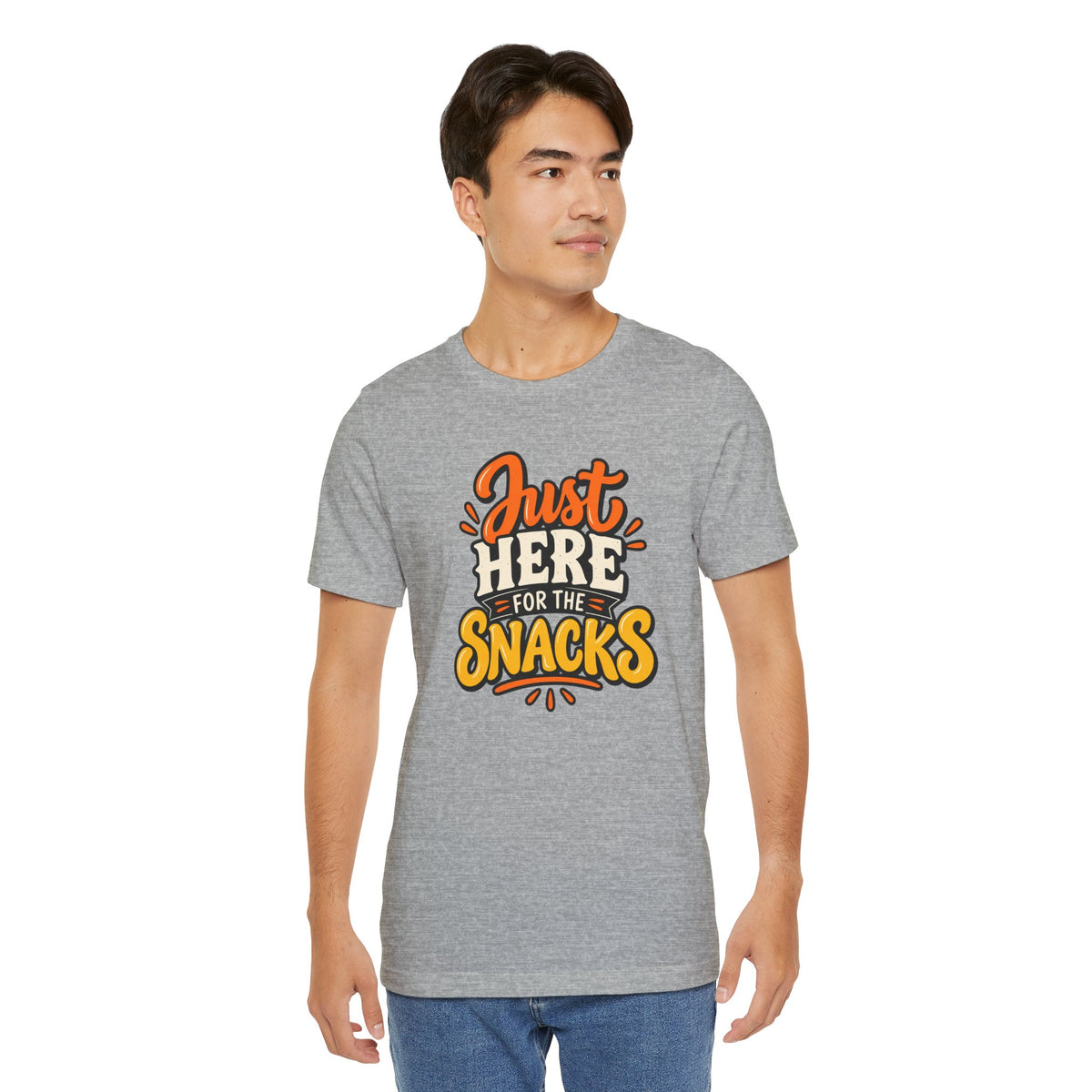 Just Here for the Snacks T-Shirt – Funny Halloween Foodie Tee