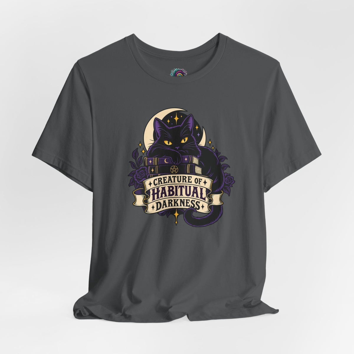 Creature of Habitual Darkness T-Shirt – Black Cat Goth Tee