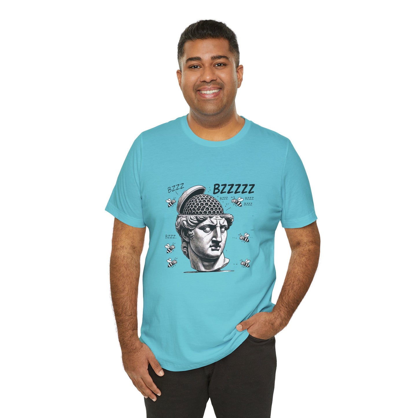 Hive Mind T-Shirt – Surreal Bee Group Think Parody Tee