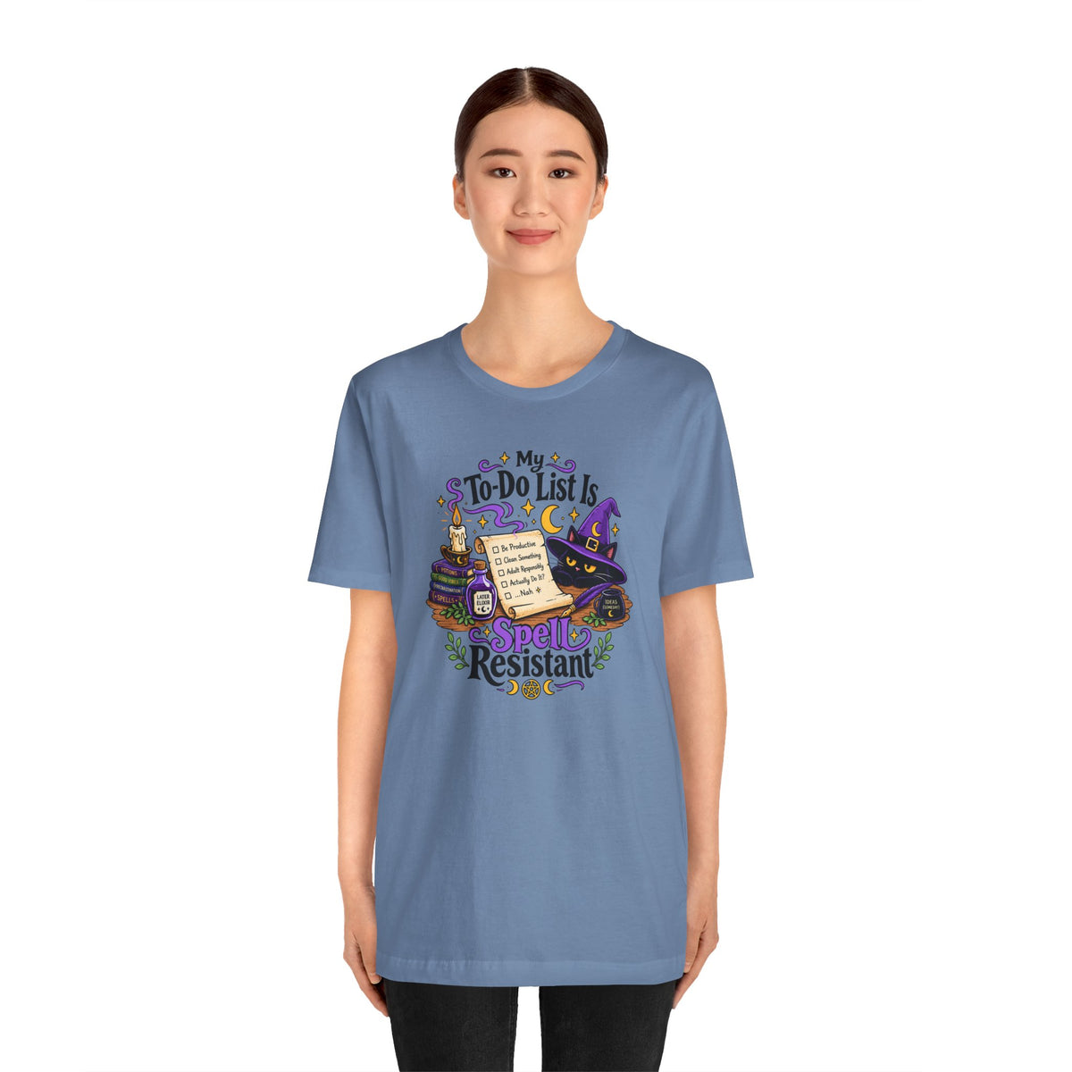 My To-Do List Is Spell Resistant T-Shirt – Funny Witchy ADHD Tee