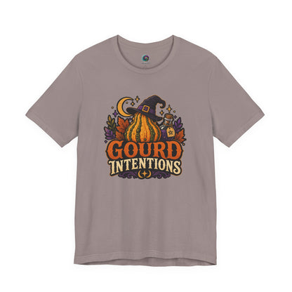 Gourd Intentions T-Shirt – Funny Witchy Fall Pumpkin Tee