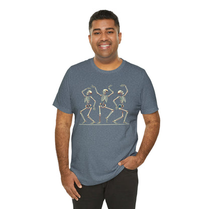 Dancing Skeleton T-Shirt – Funny Halloween Skeleton Shirt for Spooky Season