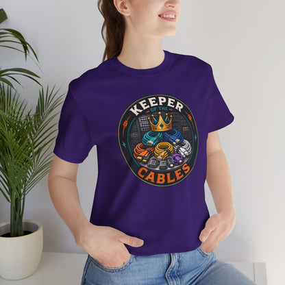 Keeper of the Cables T-Shirt – Funny Tech Dad Cable Tee