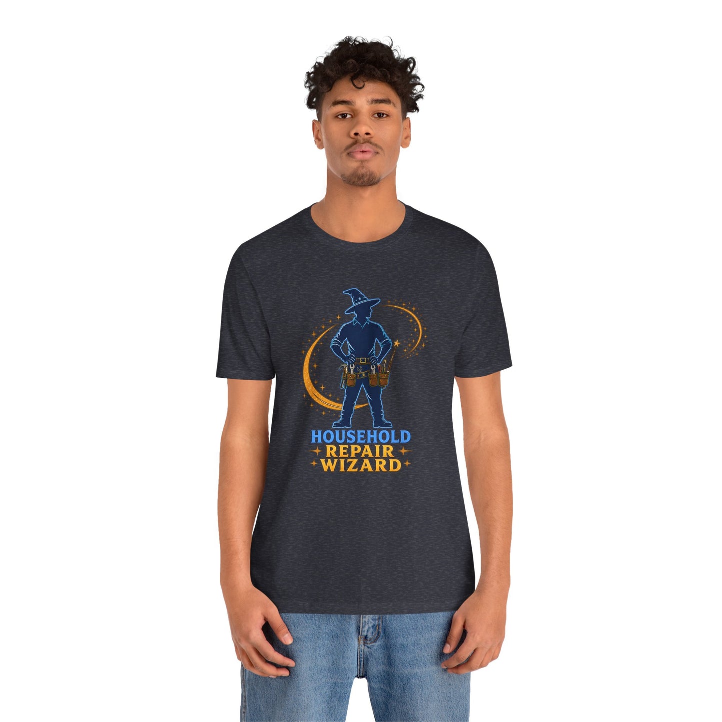Household Repair Wizard T-Shirt – Funny Handy Dad Tee