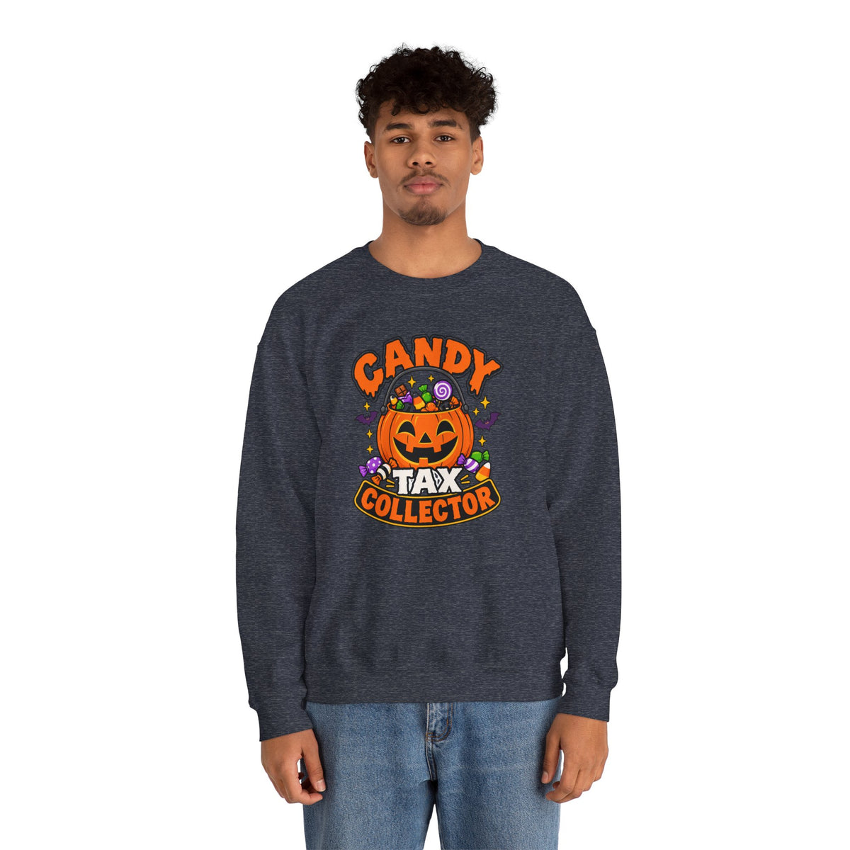 Candy Tax Collector Sweatshirt – Funny Halloween Parent Crewneck