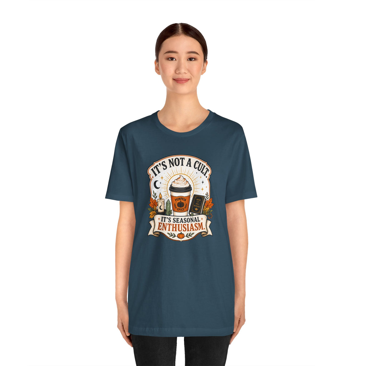 It’s Not a Cult Pumpkin Spice T-Shirt – Funny Fall Tee