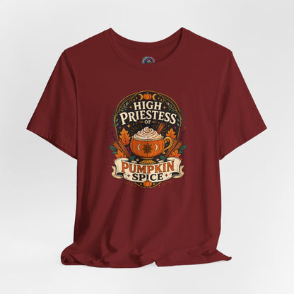 High Priestess of Pumpkin Spice T-Shirt – Funny Fall Tee