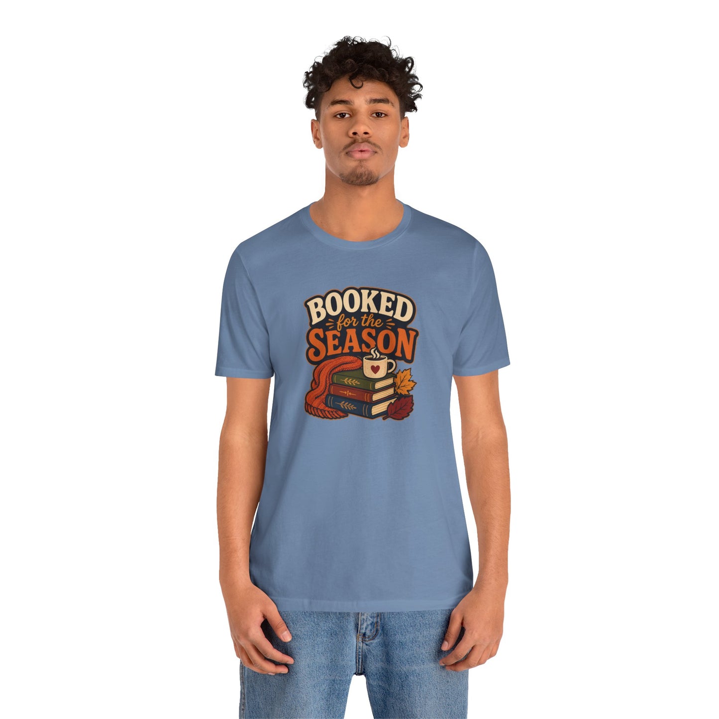 Booked for the Season T-Shirt – Cozy Fall Book Lover Tee