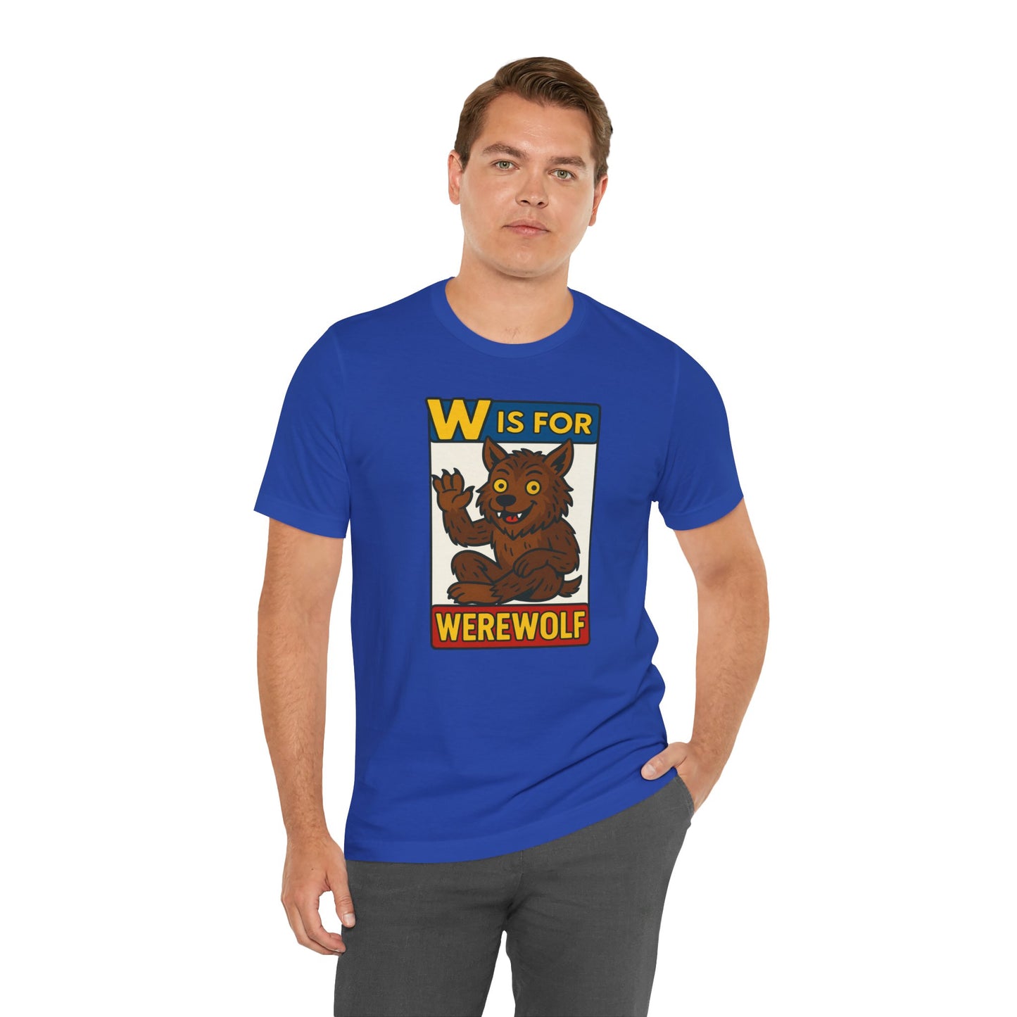 W Is for Werewolf T-Shirt – Cute Werewolf Shirt from Monster Alphabet