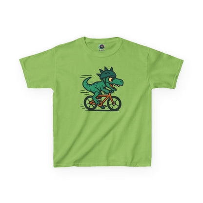 Kids Velociraptor Bike T-Shirt – Funny Dino Velo Tee