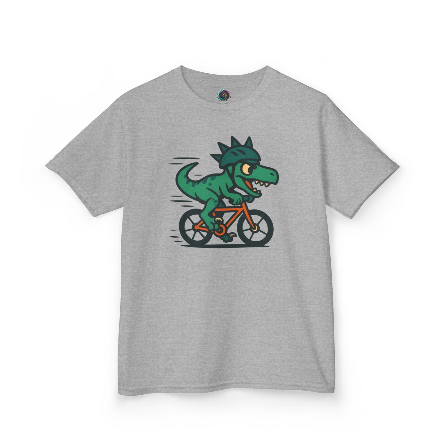 Kids Velociraptor Bike T-Shirt – Funny Dino Velo Tee