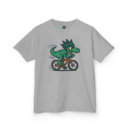 Kids Velociraptor Bike T-Shirt – Funny Dino Velo Tee