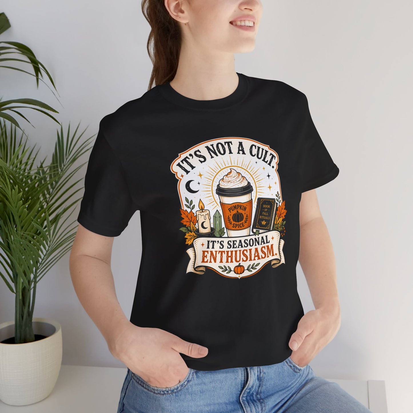 It’s Not a Cult Pumpkin Spice T-Shirt – Funny Fall Tee