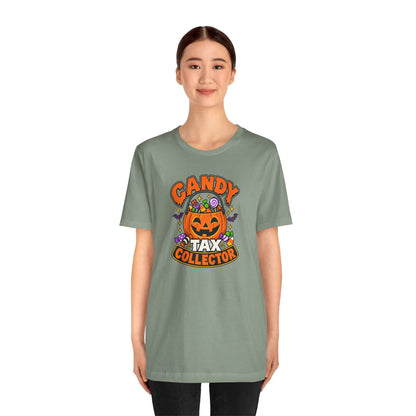 Candy Tax Collector T-shirt - Funny Halloween Trick-or-Treat Tee