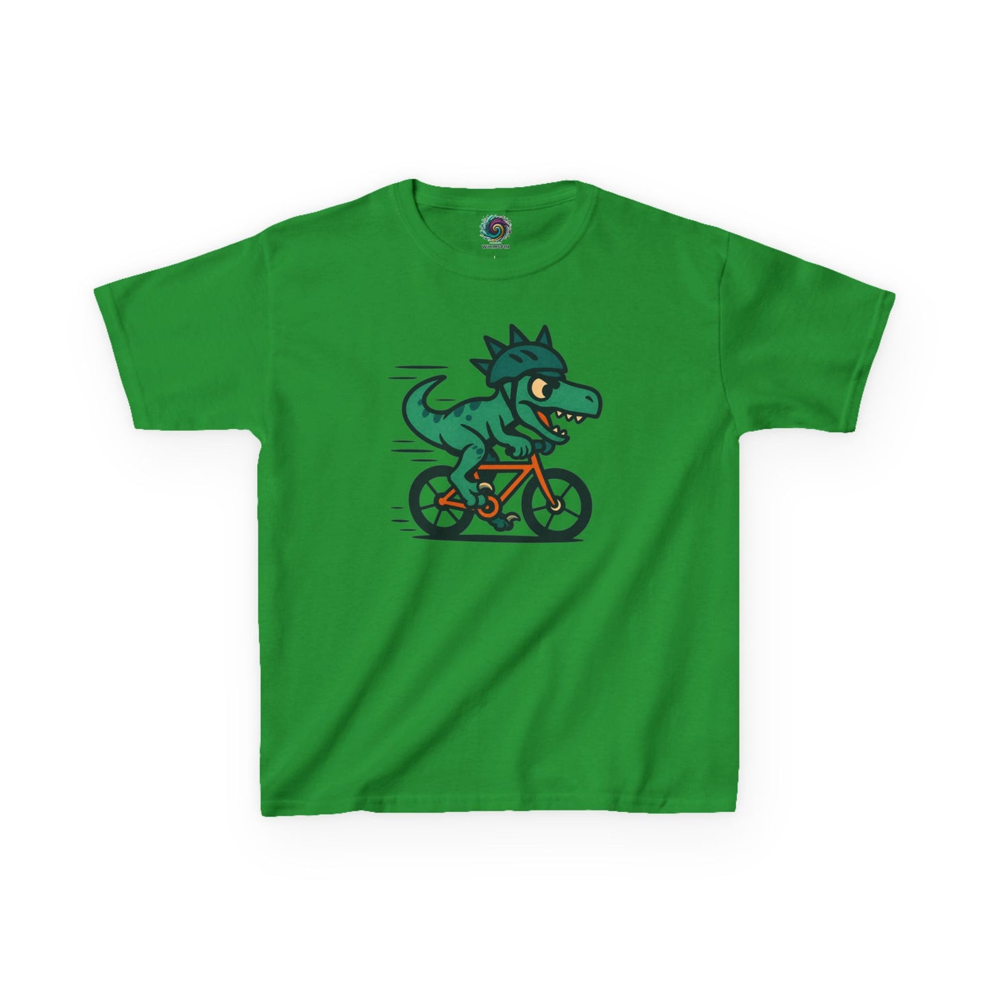 Kids Velociraptor Bike T-Shirt – Funny Dino Velo Tee