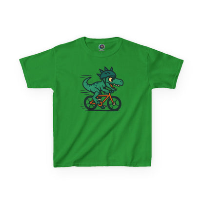 Kids Velociraptor Bike T-Shirt – Funny Dino Velo Tee
