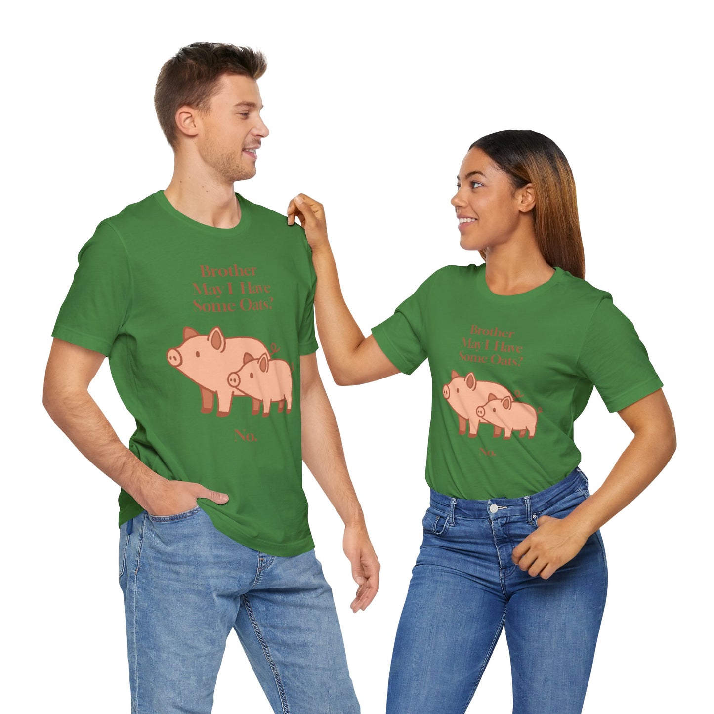 Brother May I Have Some Oats T-Shirt – Funny Viral Pig Meme Tee