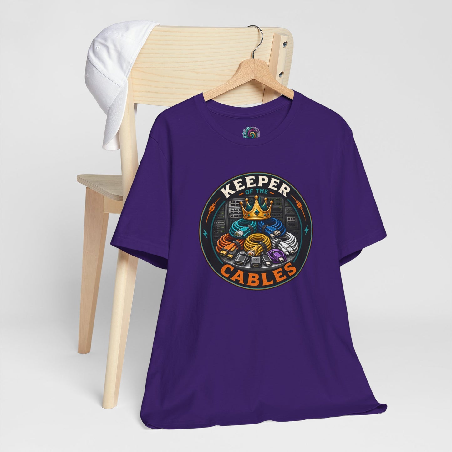 Keeper of the Cables T-Shirt – Funny Tech Dad Cable Tee