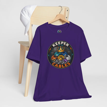 Keeper of the Cables T-Shirt – Funny Tech Dad Cable Tee