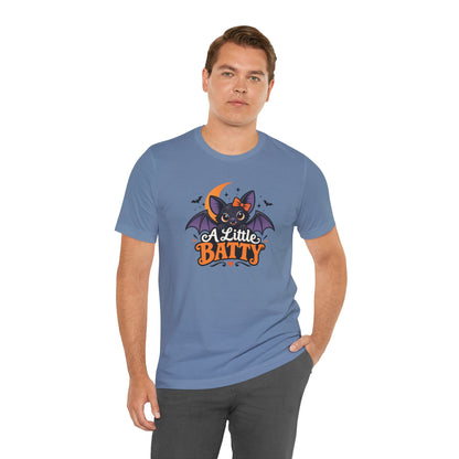A Little Batty T-shirt - Cute Funny Halloween Bat Tee