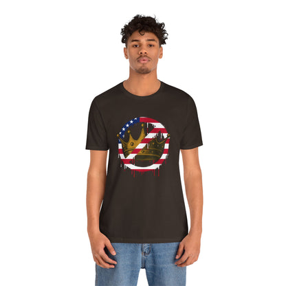No Kings Protest T-Shirt – Anti-Authoritarian Democracy Graphic Tee