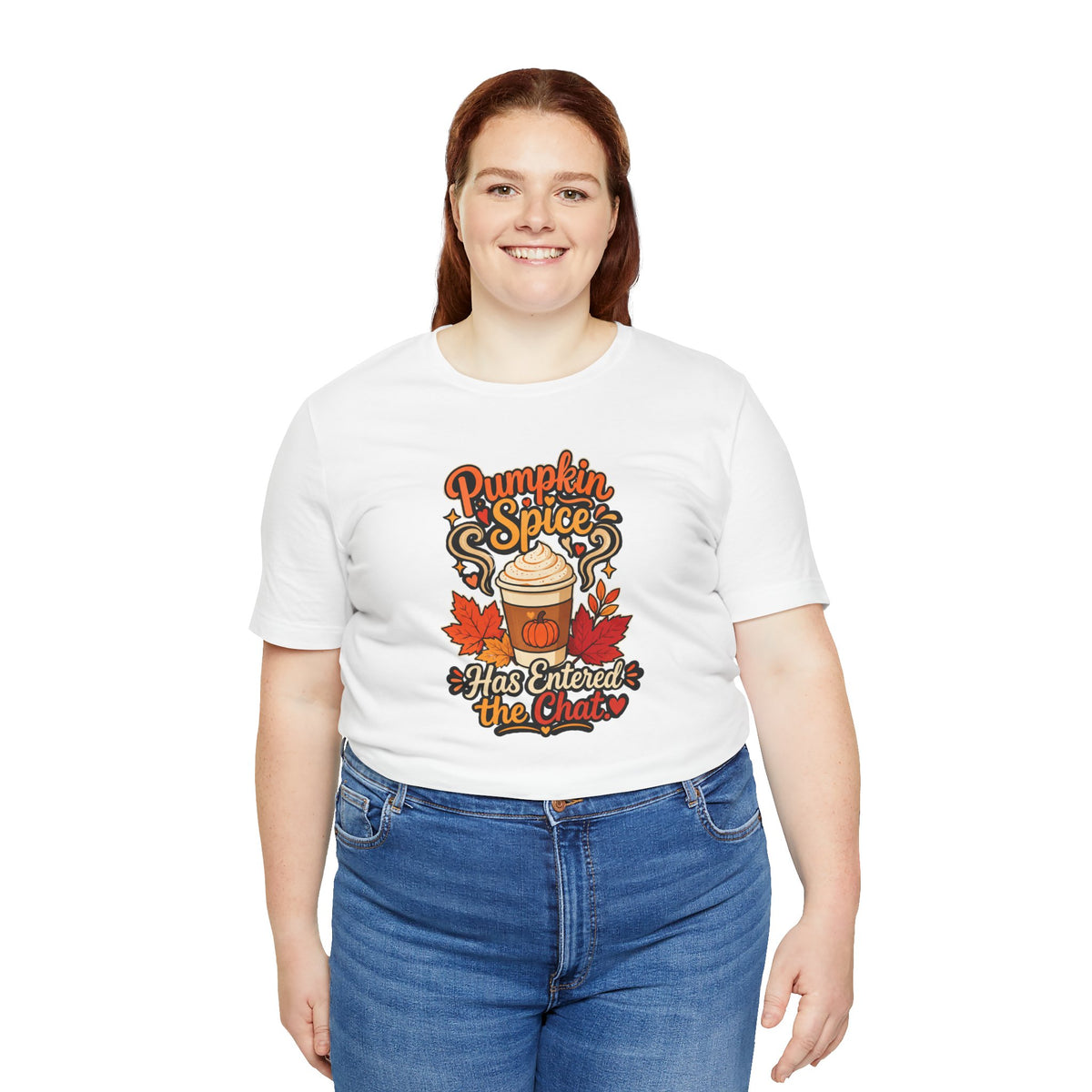 Pumpkin Spice Has Entered the Chat T-shirt - Funny Fall Coffee Tee