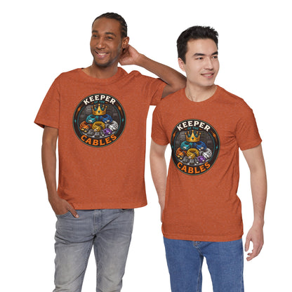 Keeper of the Cables T-Shirt – Funny Tech Dad Cable Tee