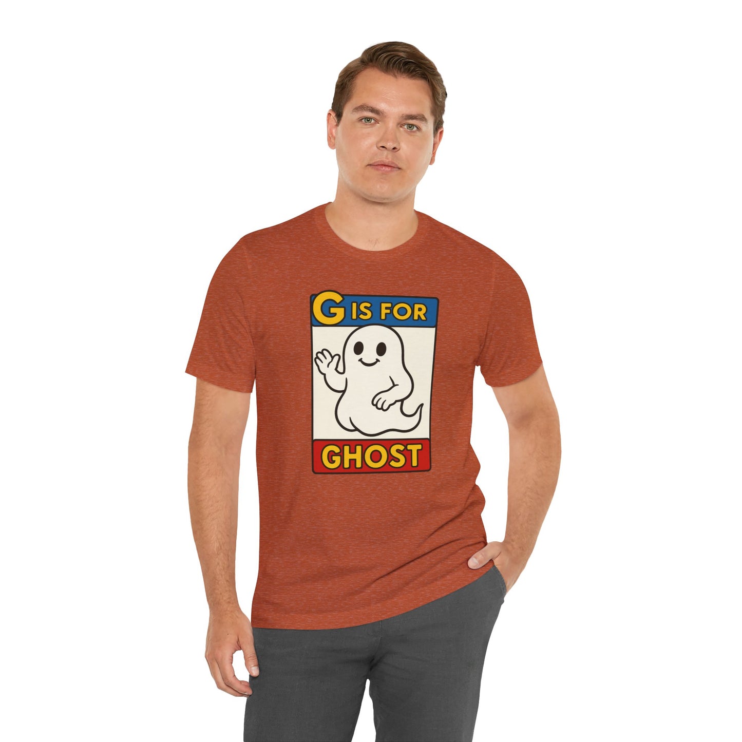 G Is for Ghost Shirt – Funny Monster Alphabet Halloween Tee