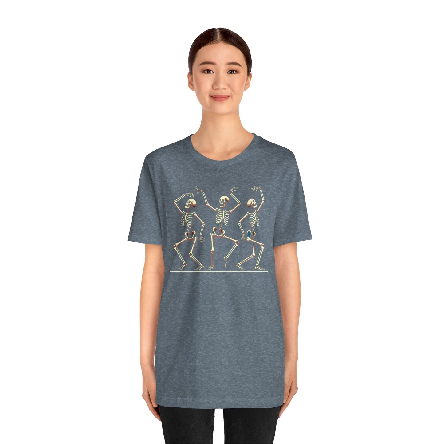 Dancing Skeleton T-Shirt – Funny Halloween Skeleton Shirt for Spooky Season