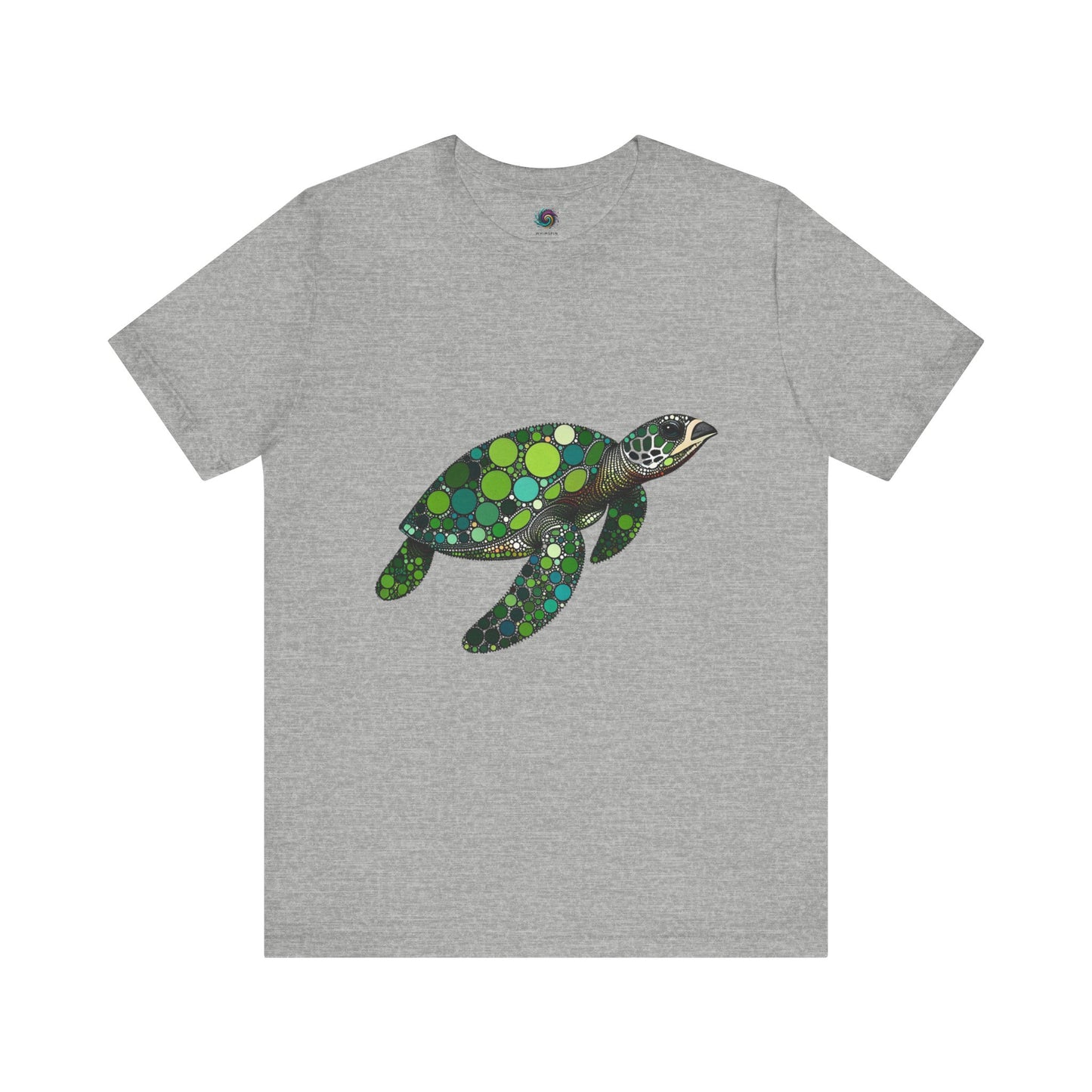Geometric Sea Turtle T-Shirt – Eco Ocean Vibes Graphic Tee - WhimSpin - https://whimspin.com