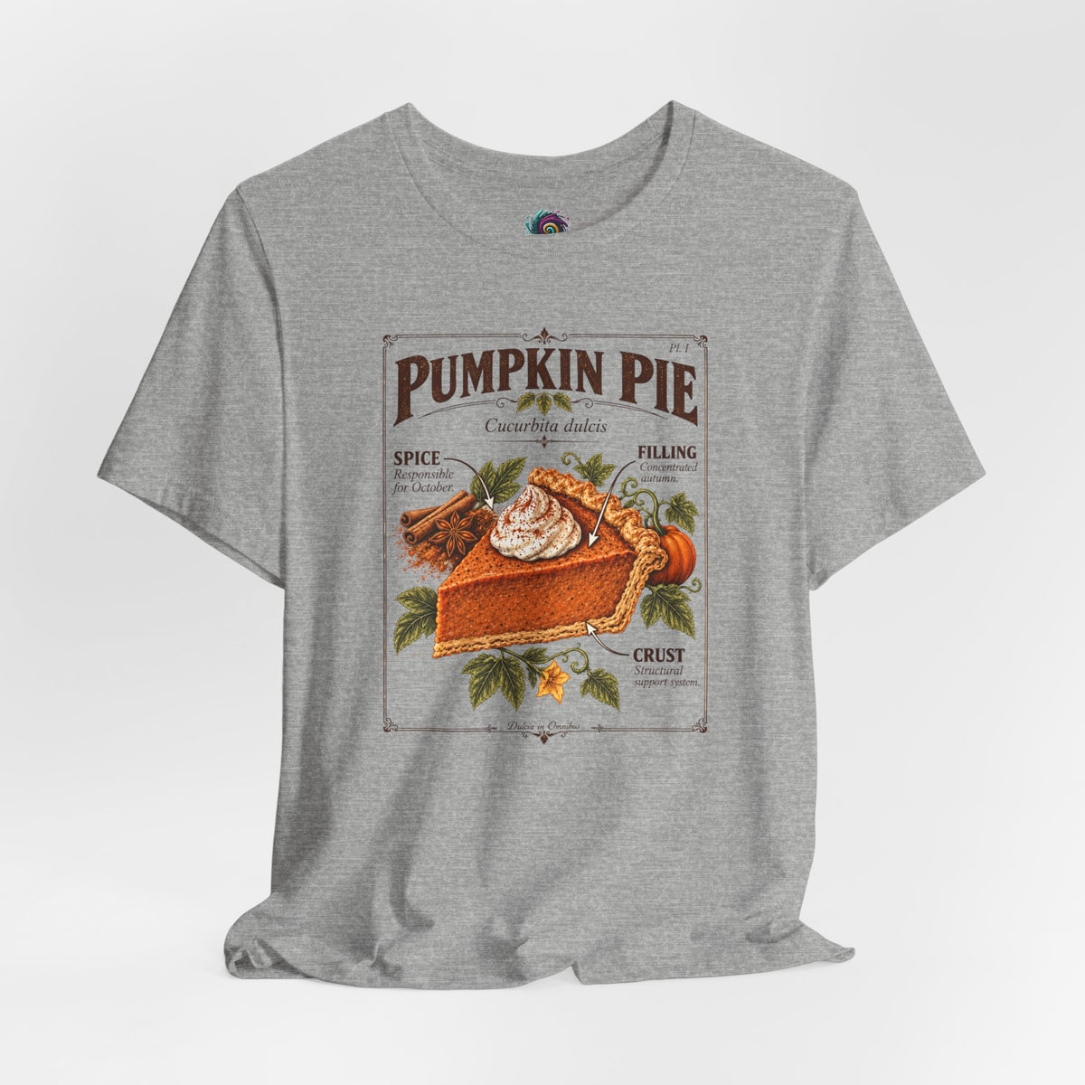 Pumpkin Pie Anatomy T-Shirt – Vintage Thanksgiving Fall Tee