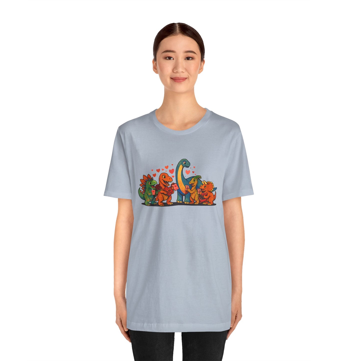 Dinosaur Valentines T-Shirt – Cute Dino Valentine’s Day Tee