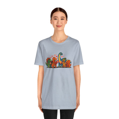 Dinosaur Valentines T-Shirt – Cute Dino Valentine’s Day Tee