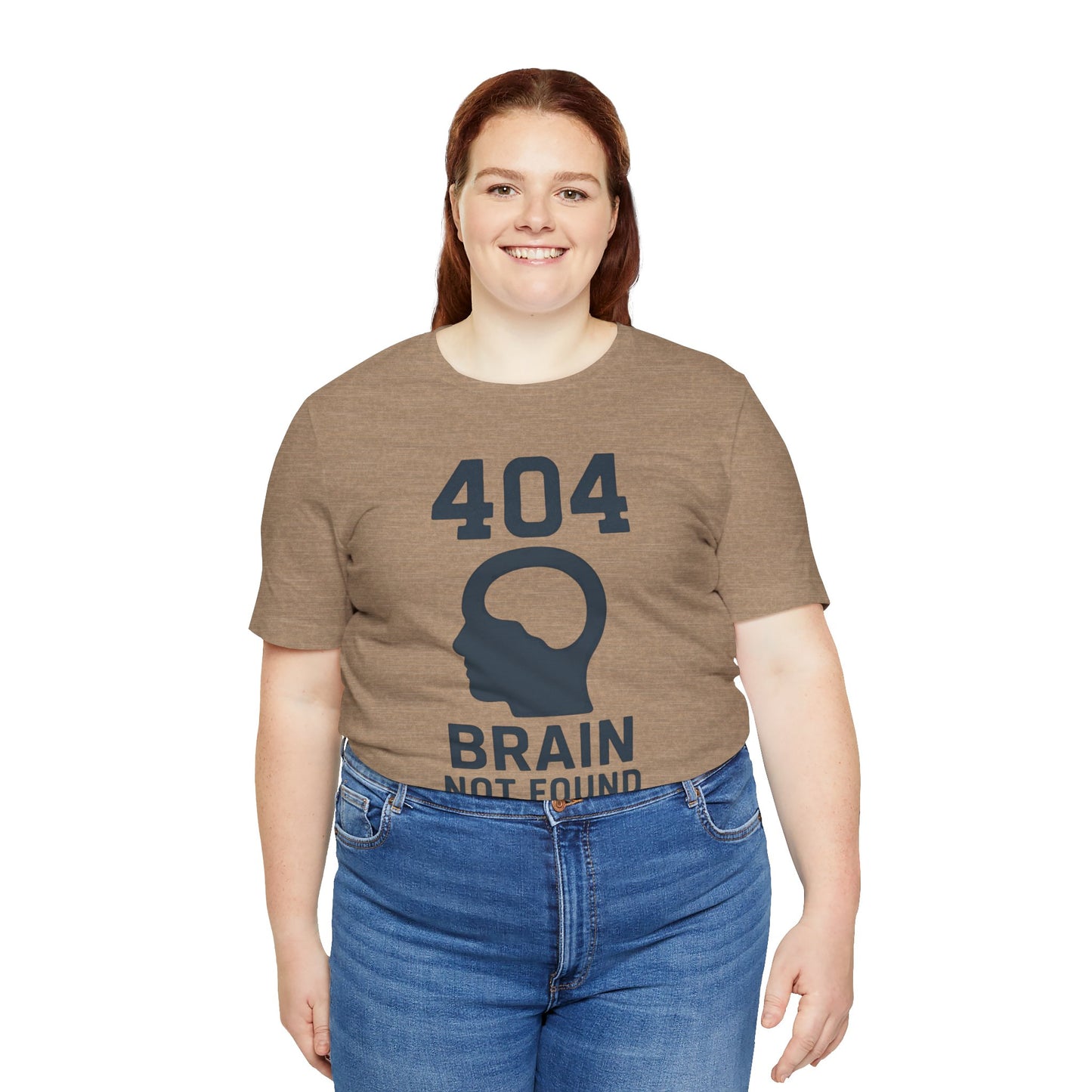 404 Brain Not Found T-Shirt – Techie Humor for Nerds & Geeks