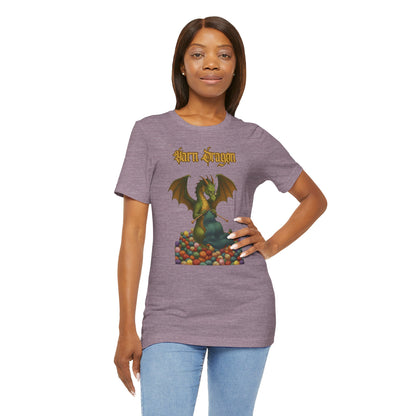 Yarn Dragon T-Shirt – Funny Knitting Dragon Shirt for Yarn Lovers