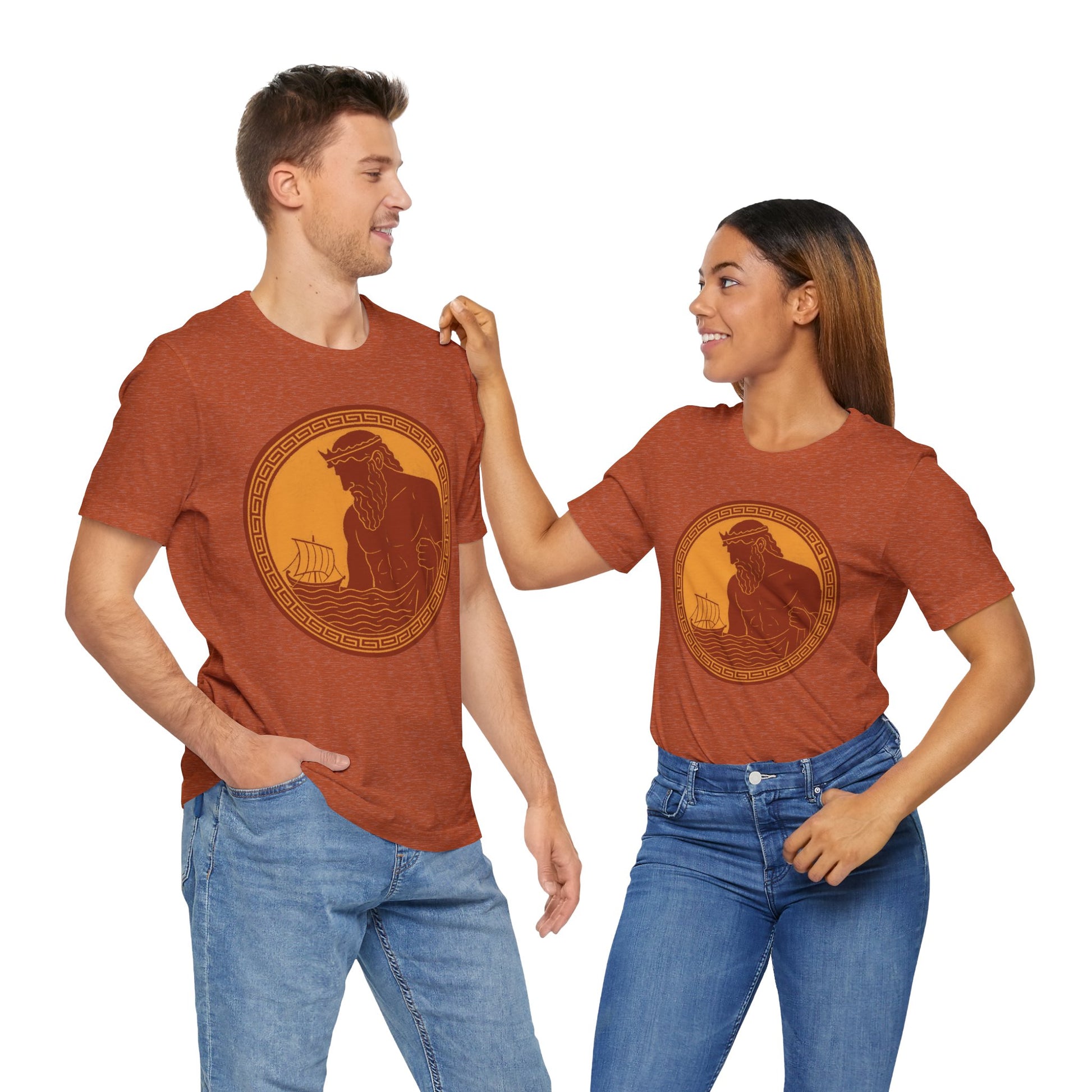 Poseidon Epic T-Shirt – Greek Mythology Ocean God Tee - WhimSpin - https://whimspin.com