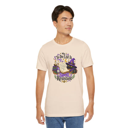 My To-Do List Is Spell Resistant T-Shirt – Funny Witchy ADHD Tee