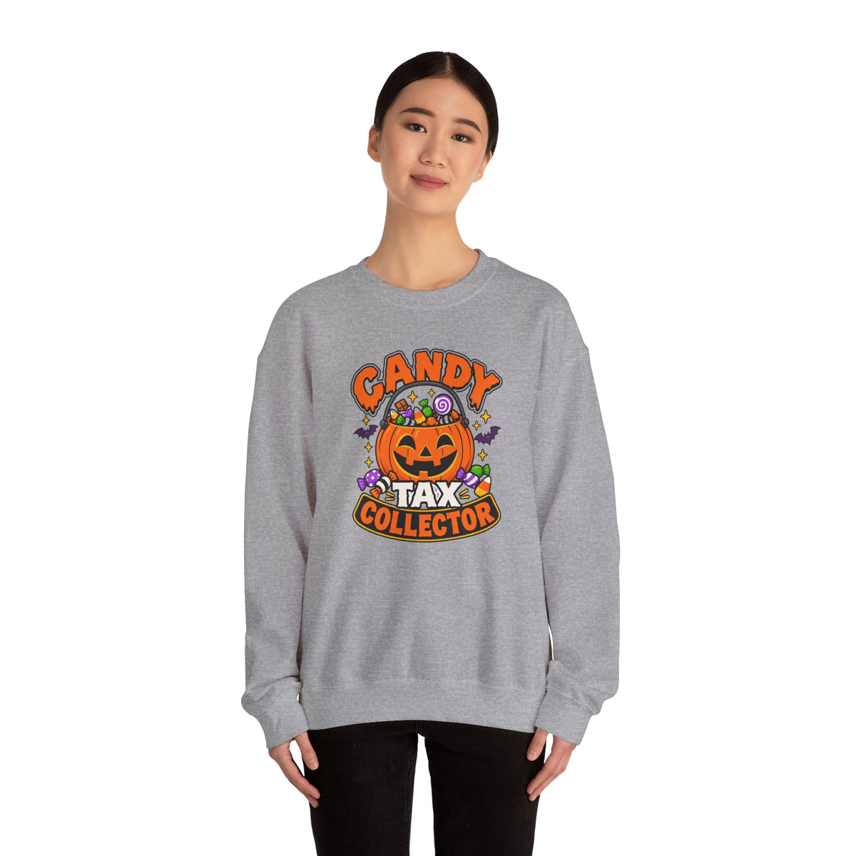Candy Tax Collector Sweatshirt – Funny Halloween Parent Crewneck