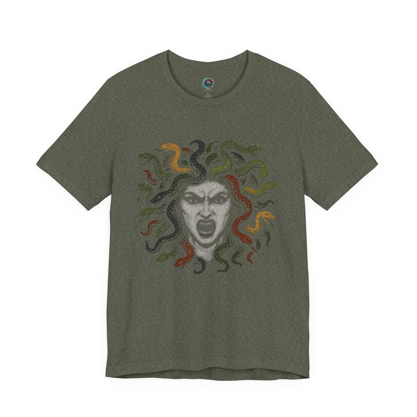 Medusa T-Shirt – Greek Mythology Gorgon Graphic Tee