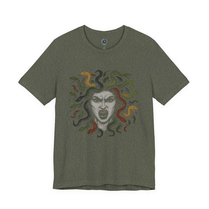 Medusa T-Shirt – Greek Mythology Gorgon Graphic Tee