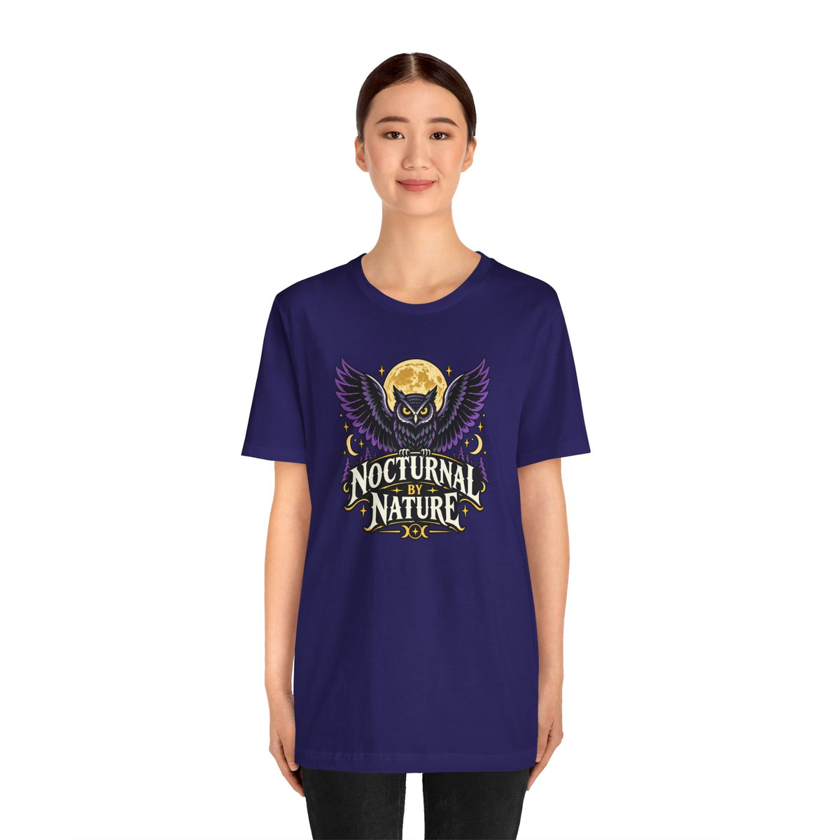 Nocturnal by Nature T-Shirt – Moonlit Owl Graphic Tee