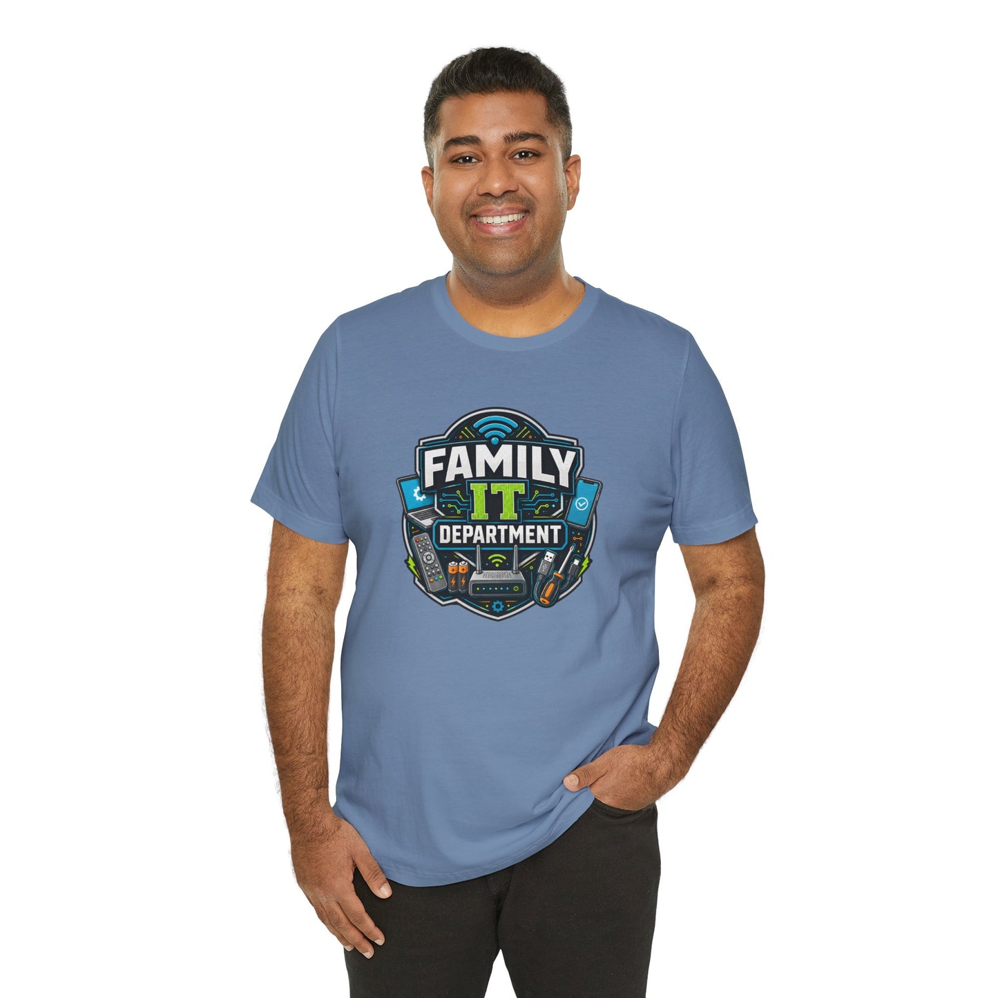 Family IT Department T-Shirt – Funny Household Tech Support Tee