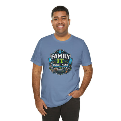 Family IT Department T-Shirt – Funny Household Tech Support Tee