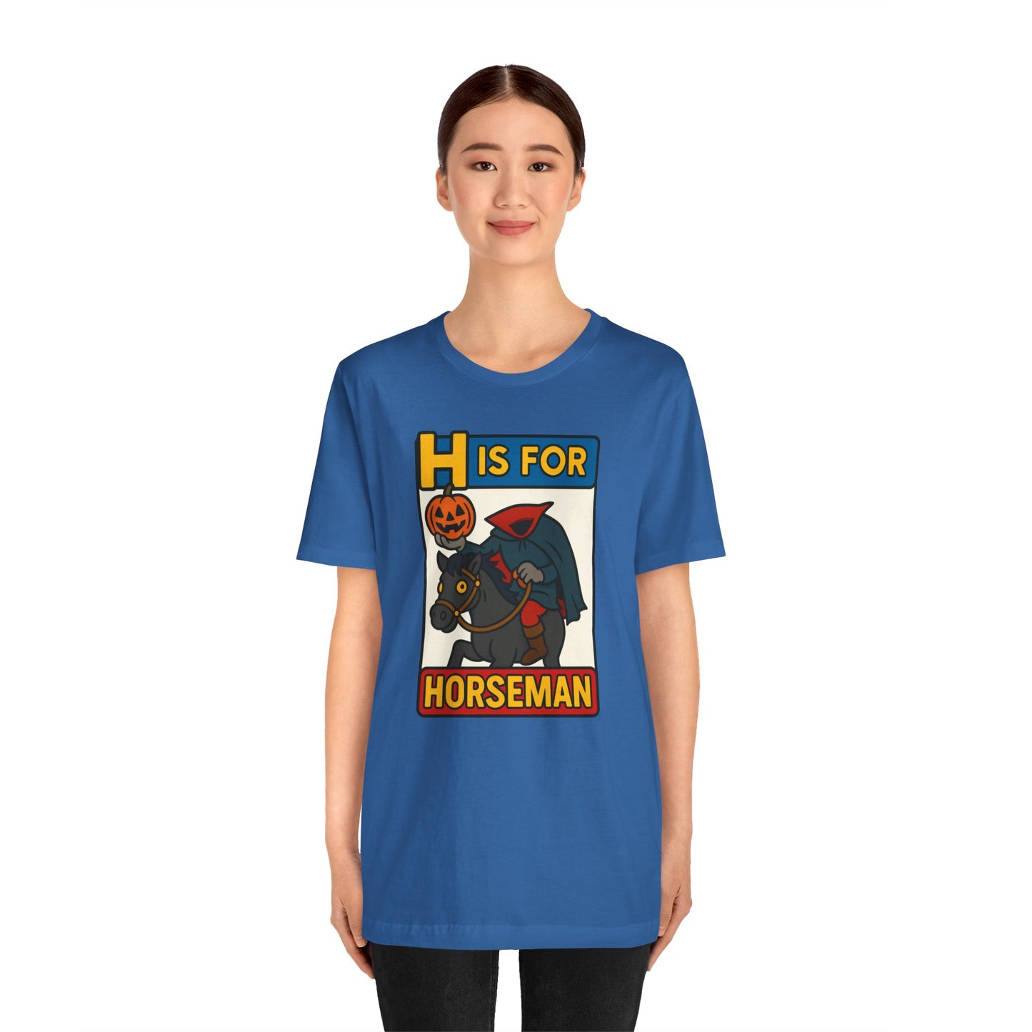 H Is for Horseman Shirt – Headless Horseman Halloween Tee