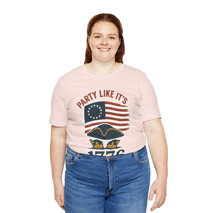 Party Like It’s 1776 T-Shirt – Revolutionary Spirit USA Tee - WhimSpin - https://whimspin.com