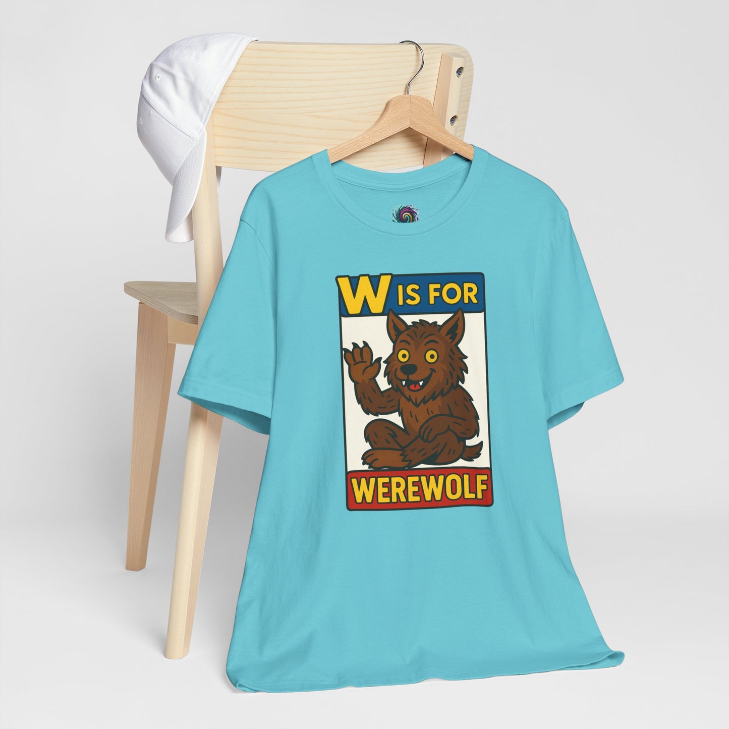 W Is for Werewolf T-Shirt – Cute Werewolf Shirt from Monster Alphabet
